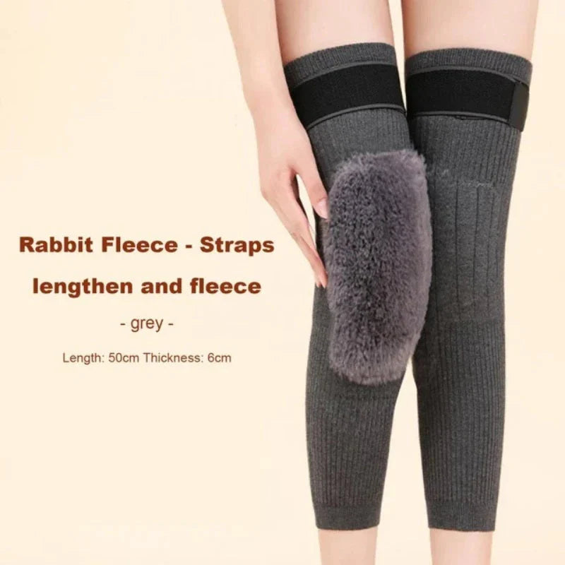 Knee Warmer - Woolen Blend Thermal Leg Warmers - For Men & Women